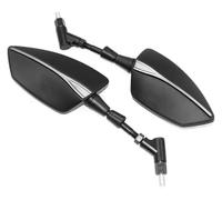 XYJTC Espejo de Motocicleta, Retrovisores Traseros Izquierdo y Derecho con Rosca for Manillar de Motocicleta AfricaTwin CRF1000L (Azules)(Silver)
