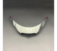 XYJTC Motocicleta Alerón trasero de repuesto for casco K6 AGV (transparente)(Silver)