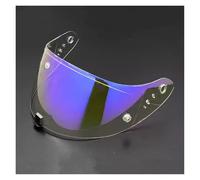 XYJTC Motocicleta Lente de protección for visera de casco Scorpion for EXO-R520 for EXO-1400 for KDF-16-1 for EXO-R1 Air for lentes de casco integral de carbono Accesorios completos(Revo Blue)