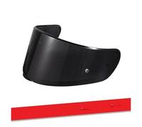 XYJTC Motocicleta Lente de visera for casco, lentes originales fábrica for LS2 FF397/801 (transparente)(Nero)