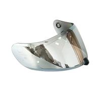 XYJTC Motocicleta Lente de visera for casco, parabrisas motocicleta antiarañazos, máscara lente for cara completa compatible con accesorios for HJC C70, gafas (rojo)(Silver)