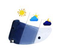 XYJTC Motocicleta Lentes de visera for casco, protector solar fotocromático for HJC RPHA70 RPHA11 HJ-26 ST, tamaño universal, accesorios for casco de moto (HJ26 transparente)(Hj26 Clear)
