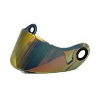XYJTC Motocicleta Protector de casco for LS2 for FF370 for FF394 for FF325 Modelo 8 Color Visera de casco Reemplazo Parabrisas de casco Conduzca con seguridad(Red Gold)