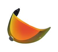 XYJTC Motocicleta Protector facial for casco de moto HJC HJ20M C70, FG-17, FG-ST e IS-17 con protección UV (plateado)(Deep Red-for Day)