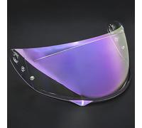 XYJTC Motocicleta Protector facial for casco de motocicleta HJC HJ34P C10, accesorio de repuesto, visera antiarañazos, lentes de colores for casco de motocicleta, color rojo té.(D Aurora Purple)
