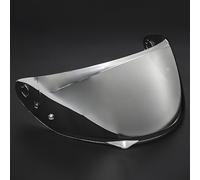 XYJTC Motocicleta Protector facial for casco de motocicleta HJC HJ34P C10, accesorio de repuesto, visera antiarañazos, lentes de colores for casco de motocicleta, color rojo té.(A Aurora Silver)