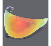 XYJTC Motocicleta Protector facial for casco de motocicleta HJC i70/i10, accesorio de repuesto, visera antiarañazos, lentes de colores azul té.(G Aurora Red)