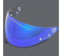 XYJTC Motocicleta Protector facial for casco de motocicleta HJC i70/i10, accesorio de repuesto, visera antiarañazos, lentes de colores azul té.(E Aurora Blue)
