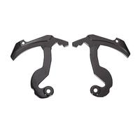 XYJTC Motocicleta Protectores de casco, adecuados for la base del LS2 FF399 Un par accesorios Base FF-MHR-89