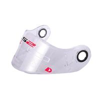 XYJTC Motocicleta Visera abatible for casco de motocicleta LS2 FF370, compatible con lentes cascos FF394 y FF325 (FF370 dorado)(Ff370 Clear)