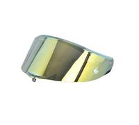 XYJTC Motocicleta Visera de casco for AGV for Pista GP R for GP RR for Corsa R Accesorios de pantalla facial completa for motocicleta Estuche for lentes Parabrisas Moto Accesorios completos(Gold)