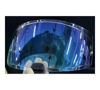 XYJTC Motocicleta Visera de casco for HJC for I70 for I10 for visera de protección facial completa Cascos de motocicleta de calle Lente de parabrisas Conduzca con seguridad(Transparent blue)