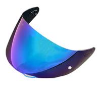 XYJTC Motocicleta Visera de repuesto for casco K1. Protector motocicleta compatible con K1/K1S/K3SV/K5/K5S (dorado)(Rainbow)