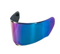 XYJTC Motocicleta Visera for casco, compatible con cascos modelo Rapid LS-2 FF800/FF353, sin orificio for la lente antivaho (transparente)(Rainbow)