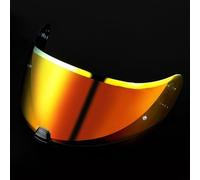 XYJTC Motocicleta Visera for casco de motocicleta HJC, HJ-20M, FG-ST, FG-17, C70 e IS-17, protector solar, accesorios completos.(Red Gold)