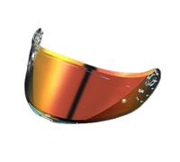 XYJTC Motocicleta Visera for casco de motocicleta, modelo PC, lente de repuesto, transparente, ahumado y oscuro, for MT, V-14, Rapide, Targo y Blade 2, diseño elegante.(Revo Red Visor)