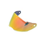 XYJTC Motocicleta Visera for casco de motocicleta, protector de lente, parabrisas, accesorios for MT-V-31, AXXIS, Hawk EVO SV, Panther SV, diseño elegante(Red Gold)