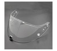 XYJTC Motocicleta Visera for casco de motocicleta Scorpion Exo 1400 Carbon, R1 y EXO 520 con revestimiento de lente y protección UV (negro)(Clear)