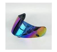XYJTC Motocicleta Visera for casco HJC CL16 CL17 CLST CLSP CSR1 CSR2 CS15 TR1 FG15 HS11 FS15, protección UV, accesorios (azul)(Rainbow)