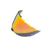 XYJTC Motocicleta Visera for casco LS2 Explorer, Carbon y MX701 con protección UV (plateada, for uso diurno)(Clear Red-for Day+Night)