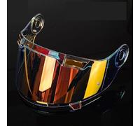 XYJTC Motocicleta Visera for casco MT for Galama for España MT for JARAMA Lentes for casco MT-V-32 Lentes Diseño elegante(Aurora Red)