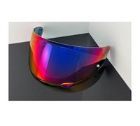 XYJTC Motocicleta Visera for casco, protector facial, protector solar, accesorios for lentes de moto, repuesto duradero, alta claridad for HJC, C10, HJ34P, accesorios completos(Rose red)