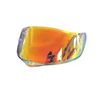 XYJTC Motocicleta Visera for casco, visera for de carreras motos, lentes for cascos integrales AGV K1 K3 SV K5 (dorado)(Revo Clear Red)