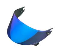 XYJTC Motocicleta Visera for SHARK Race-R Pro GP, 06, Carbon, Aeron, FIM, Speed-R (Plateada - for uso diurno)(Revo Deep Blue-for Day)