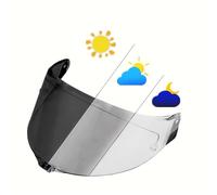 XYJTC Motocicleta Visera fotocromática for casco AGV K1S/K3SV/K5/K5S/K6/K6S Pista GPR/GPRR CORSA R Lente Viseira Capacete De Moto Parts (Pista Revo Red)(Pista Clear)