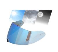 XYJTC Motocicleta Visera fotocromática for casco de motocicleta Scorpion Exo 1400 Carbon, R1 y EXO 520. Revestimiento lente con protección UV (fotocromática roja)(Photochromic Blue)