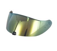 XYJTC Motocicleta Visera protectora for casco de motocicleta Scorpion EXO-R420 R420, antivaho, compatible con Pinlock, tintada, de repuesto.(Gold)