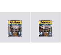 Xyladecor 250 Lasur Extra Satinado Aquatech, Para madera Roble, 750 ml (Paquete de 2)