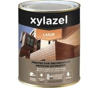 XylazeI Lasur Protector Decorativo para Madera, Satinado,Protección UV 8 Años (Piño)
