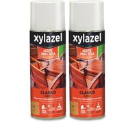 XYLAZEL Aceite para Teca en spray color Miel 400 ml (Paquete de 2)