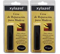 Xylazel Cera Reparación Madera Nogal 22 g (Paquete de 2)