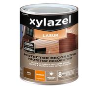 XYLAZEL Lasur Protector Decorativo al agua Satinado Nogal, 750 ml