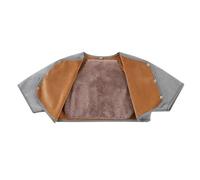 XYLGJYT Shoulder Support Short Sleeve,Winter Thermal Shoulder Warmer Women Men,Thickened Wearable Shoulder Wrap Protector Sports Injuries Shoulder Pad for Elderly(Light Gray B,Large)