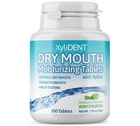 XyliDENT Xilitol tabletas para alivio de boca seca - estimula la saliva, refresca el aliento, reduce la producción de ácido, alivio extendido de acción rápida, 100 unidades (Wintergreen)