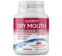 XyliDENT Xylitol tabletas para alivio de boca seca - Estimula la saliva, refresca el aliento, reduce la producción de ácidos, alivio prolongado de acción rápida, 100 unidades