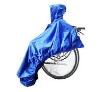 XYLRSMH Chubasquero Poncho Impermeable Reflectante con Dobladillo elástico for Silla de Ruedas for Personas Mayores con discapacidad Poncho Lluvia(Blue)