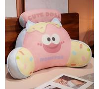 XYMCX Almohada de Lectura para Adultos, Ideal para Descansar en la Cama, Jugar y Leer. con reposabrazos Ajustables. 2 en 1, Ideal para el Respaldo, el sofá y la Espalda.,Pink-65 * 40CM