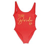 XYNM Bikini Mujer Traje De Baño Novia Blanco S-3xl Mujeres 2025 Una Sola Pieza Nuevo Equipo para Trajes Fiesta Soltera-Red Team2-xxl