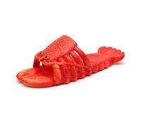 XYNM Chanclas Unisex 3d Langosta Novedad Diapositivas, Divertidas Sandalias De Langosta, Antideslizante Suave Pvc Playa Piscina Zapatos Partido Para Hombres Mujeres Más Tamaño