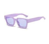 XYNM Gafas de Sol Polarizadas Cuadradas Unisex, Tonos Degradados Retro Uv400 para Viajes Al Aire Libre Y Verano-púrpura Púrpura