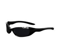 XYNM Gafas de Sol Polarizzata Ovale Sport Occhiali Da Sole Unisex Argento Specchio All'aperto