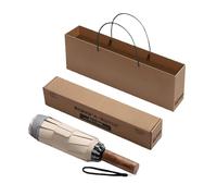 XYNM Paraguas Plegable Antiviento Inverso Unisex De 60 Costillas, Portátil Con Dosel Doble Totalmente Automático A Prueba Tormentas Umbrella-beis