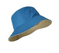 XYNM Sombrero para El Sol Hombres Ampliado Profundización Cabeza Grande XXL 64 Cm Cubo Sombreros Mujeres Tamaño Doble Cara Pescador Gorra Verano Hip Hop del Sol-Azul Kaki-l 54-59cm