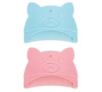 Xynovate 2 Piezas Cepillo de Baño para Bebe, Cepillo Costra Láctea Bebe, Regalos para Bebes Recién Nacidos, Peine con Cantos Redondeados, Sin Tirones, Respeta el Cuero Cabelludo