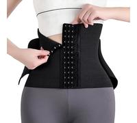 Xynovate Faja Reductora Mujer Adelgazante, Adelgazante Waist Trainer, Fajas Reductoras Abdomen Adjustable para Deporte Fitness Postparto, Respaldo Elástico Transpirable y Apoyo Posparto,Negro,XXL