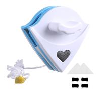 Xynovate Limpiador magnético de Ventanas de Doble Cara, Limpiador de Vidrio de Doble Cara, Limpia Cristales Magnético con Doble Lateral para Ventanas de 3-8 mm, Incluye 4 Esponjas